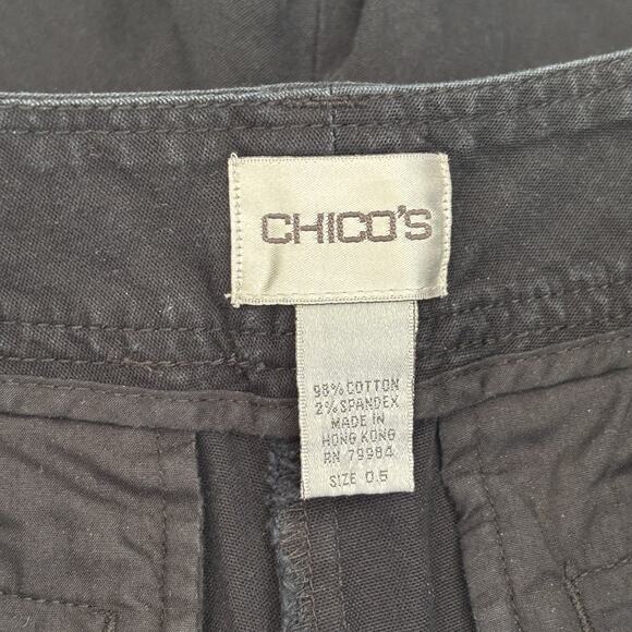 VTG Chicos Shorts Small Bermuda Stretch Comfortable Summer Chino 13 Inseam - Picture 9 of 11